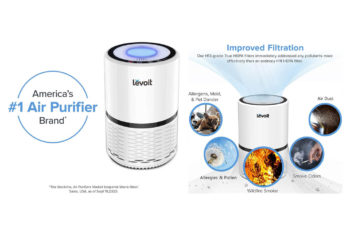 6. Levoit Air Purifier Filtration with True HEPA Filter