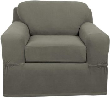 1. Maytex Pixel Ultra Soft Stretch 2 Piece Arm Chair Furniture Cover