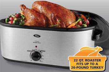 10. Oster 22 Quart  Roaster Oven with Self-Basting Lid