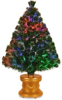 #4. Fiber Optic Evergreen Firework Tree With Multicolor Lights