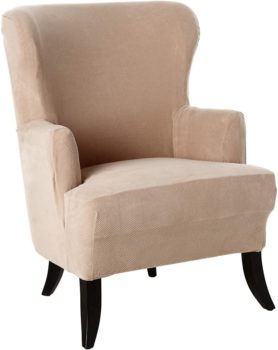 5. SureFit Stretch Wing Chair Slipcover