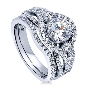 7. JewelryPalace 1.5ct Infinity Cubic Zirconia Anniversary 