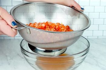 9. RSVP 5Qt Stainless Steel Colanders for Pasta, Rice, and Fruits