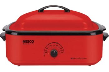 9. NESCO Classic 18 Quart Roaster Ovens with Porcelain Cookwell